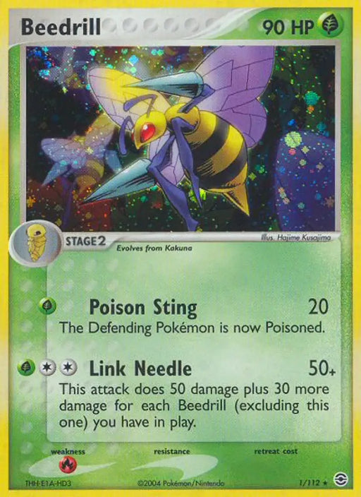 Beedrill (1/112) [EX: FireRed & LeafGreen] - Pokemon Single