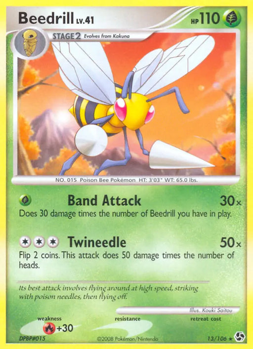 Beedrill (13/106) [Diamond & Pearl: Great Encounters] - Pokemon Single