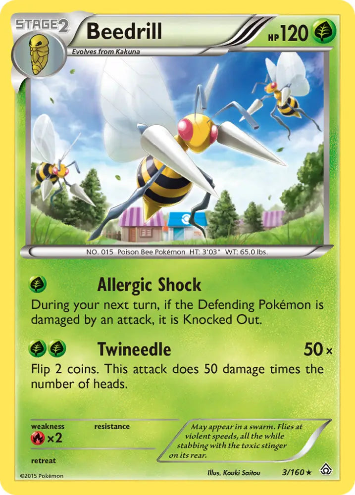 Beedrill (3/160) [XY: Primal Clash] - Pokemon Single