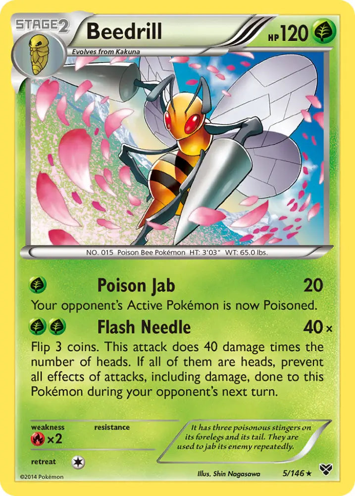 Beedrill (5/146) [XY: Base Set] - Pokemon Single