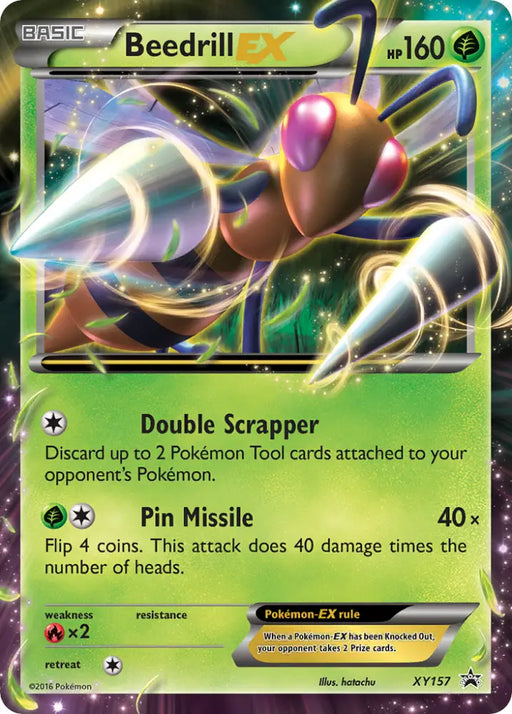 Beedrill EX (XY157) [XY: Black Star Promos] - Pokemon Single