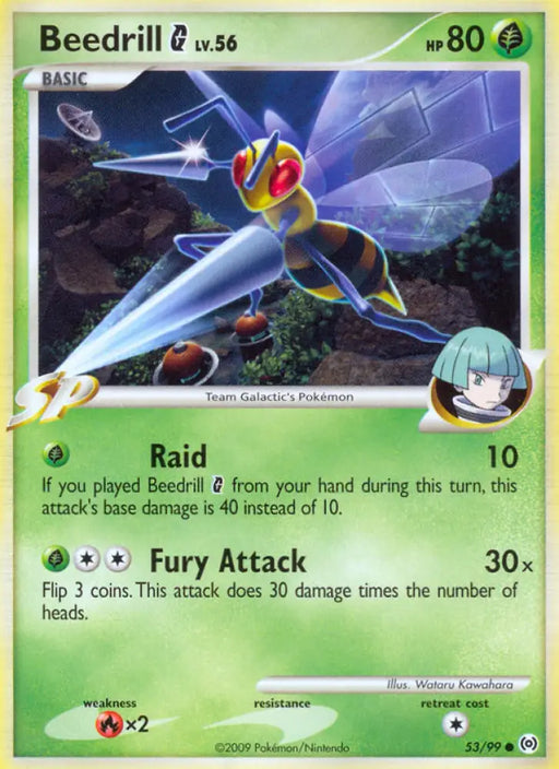 Beedrill G (53/99) [Platinum: Arceus] - Pokemon Single
