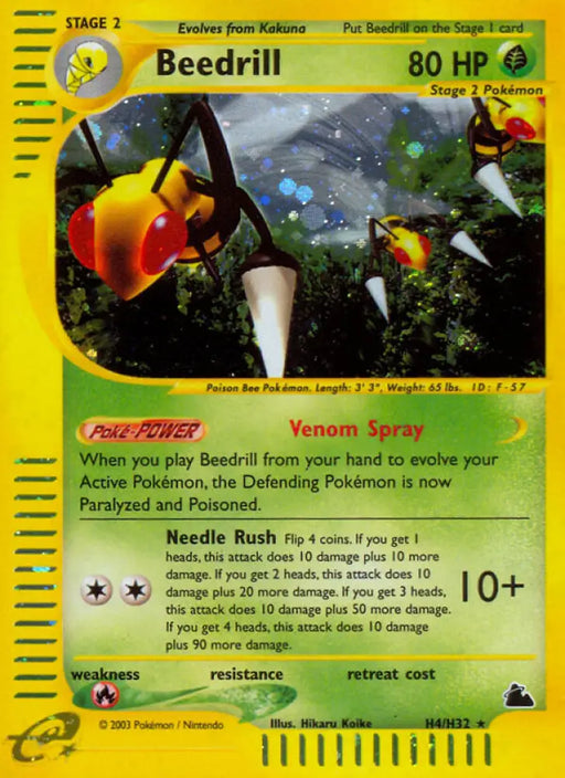 Beedrill (H4/H32) [Skyridge] - Pokemon Single
