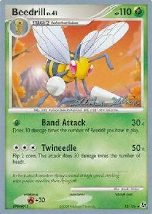 Beedrill LV.41 (13/106) (Luxdrill - Stephen Silvestro) [World Championships 2009] - Pokemon Single
