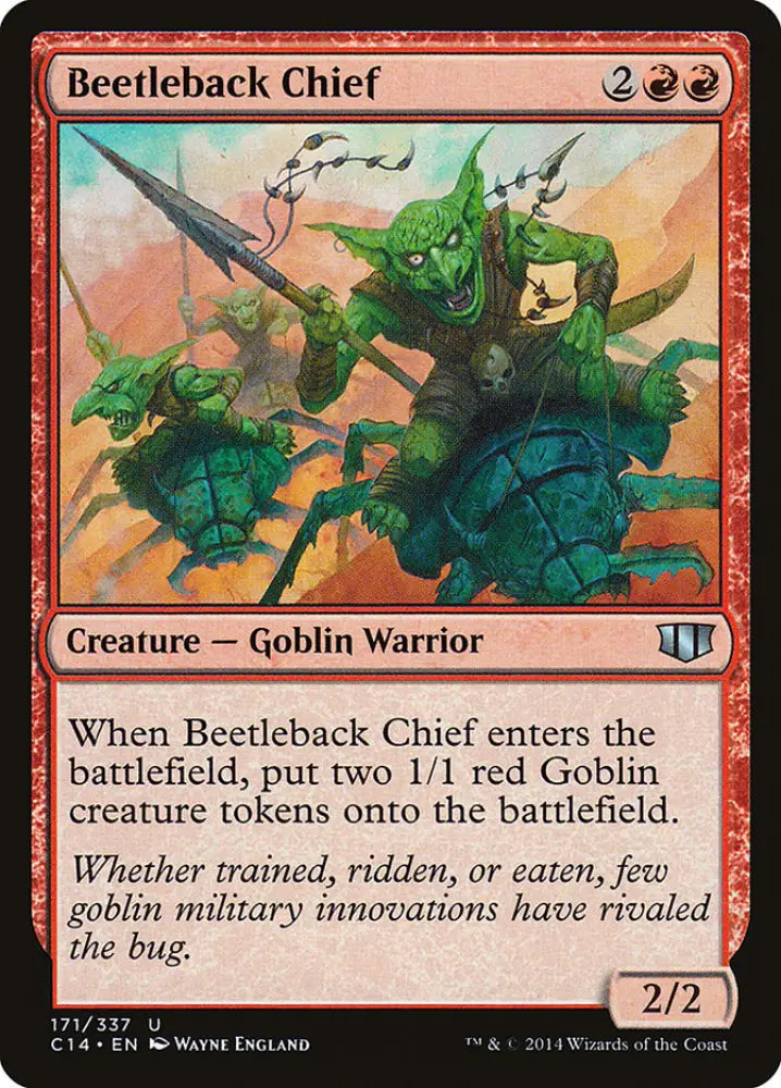 Beetleback Chief [Commander 2014] - MTG Single