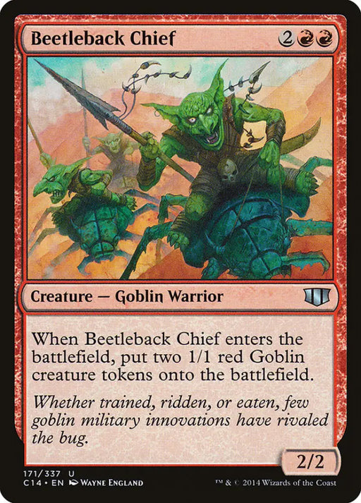 Beetleback Chief [Commander 2014] - MTG Single