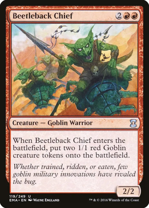 Beetleback Chief [Eternal Masters] - MTG Single