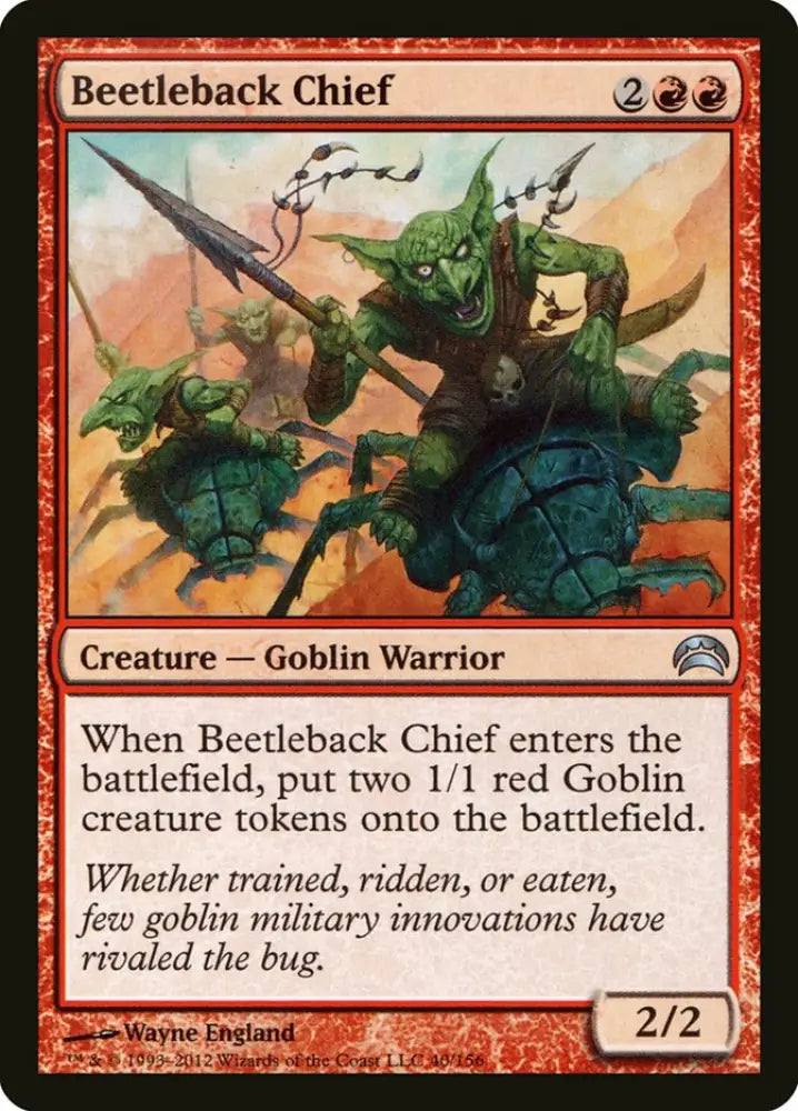 Beetleback Chief [Planechase 2012] - MTG Single