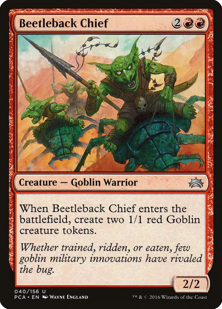 Beetleback Chief [Planechase Anthology] - MTG Single