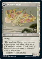 Befriending the Moths // Imperial Moth [Kamigawa: Neon Dynasty] - MTG Single