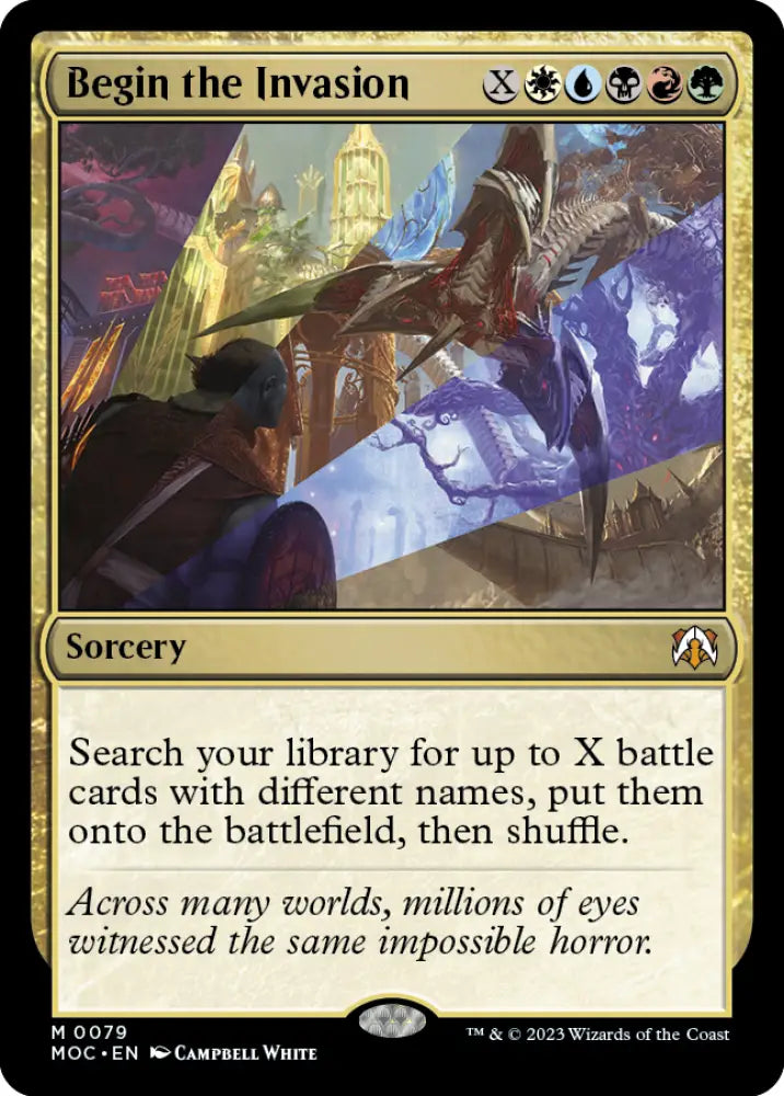 Begin the Invasion [March of the Machine Commander] - MTG Single