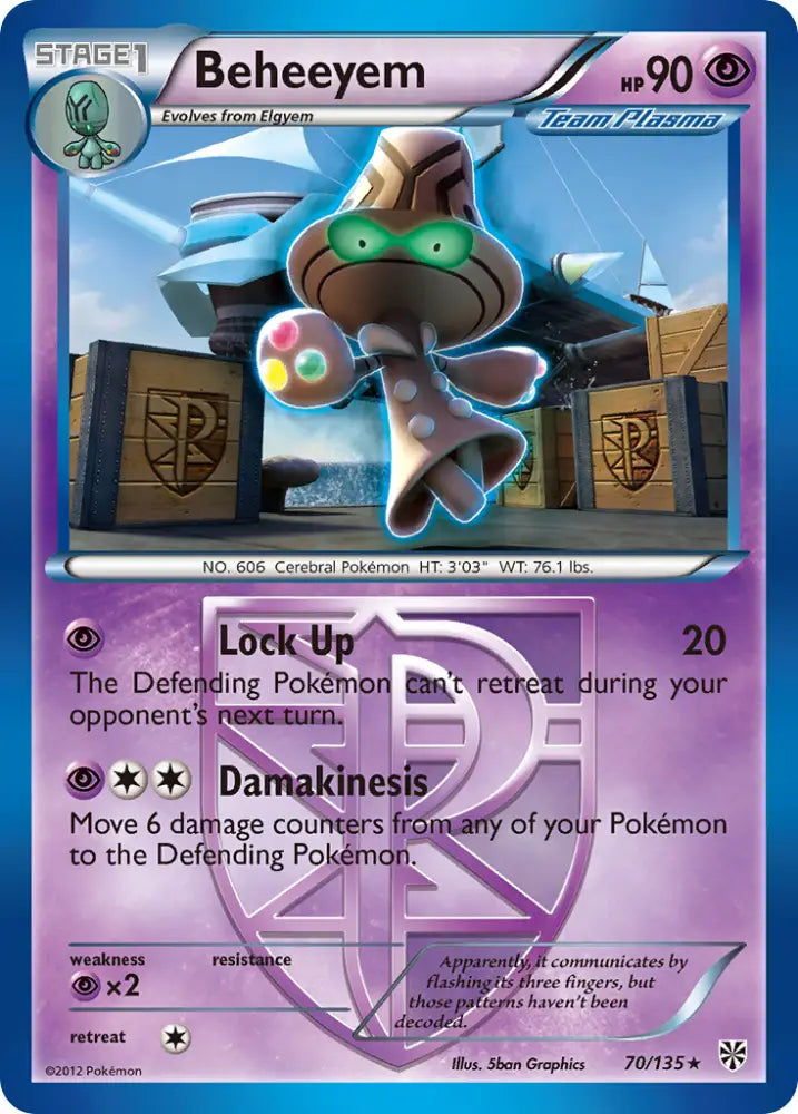 Beheeyem (70/135) [Black & White: Plasma Storm] - Pokemon Single
