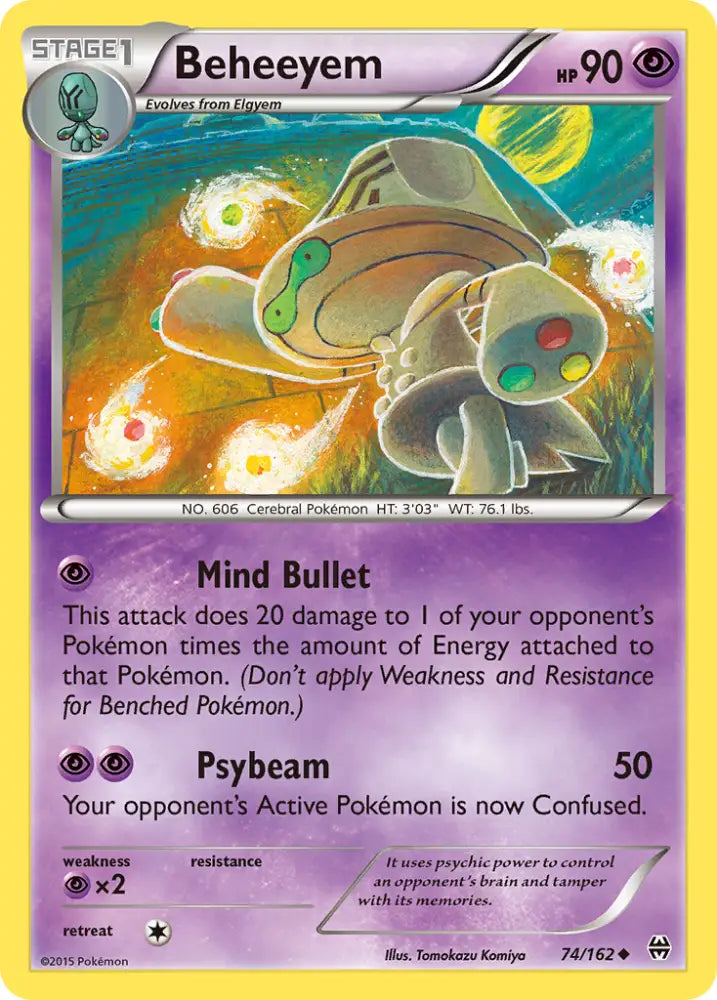 Beheeyem (74/162) [XY: BREAKthrough] - Pokemon Single