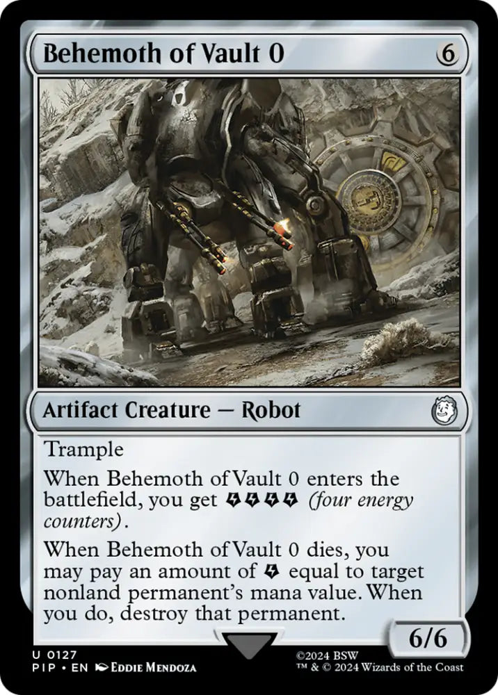 Behemoth of Vault [Fallout] - MTG Single