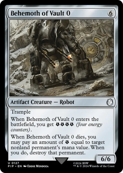 Behemoth of Vault [Fallout] - MTG Single