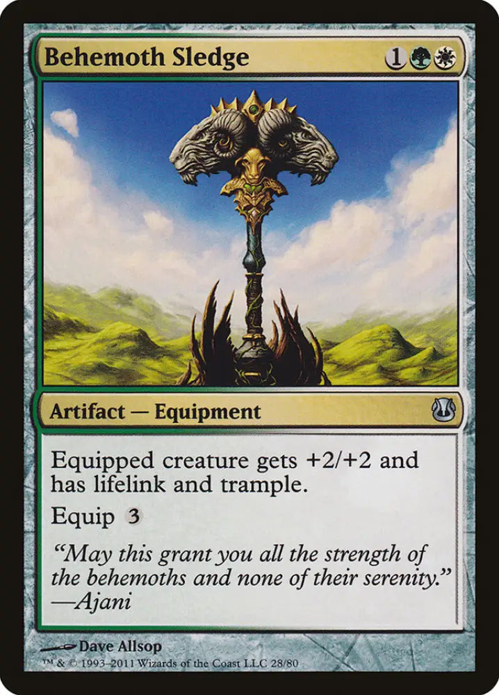 Behemoth Sledge [Duel Decks: Ajani vs. Nicol Bolas] - MTG Single