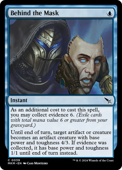 Behind the Mask [Murders at Karlov Manor] - MTG Single