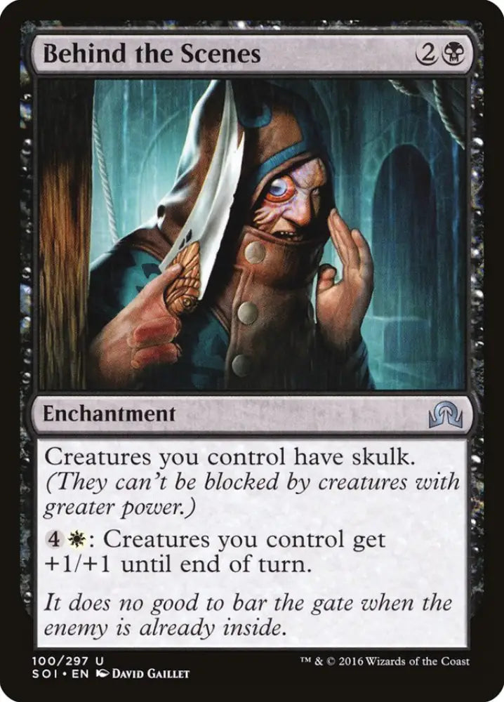 Behind the Scenes [Shadows over Innistrad] - MTG Single