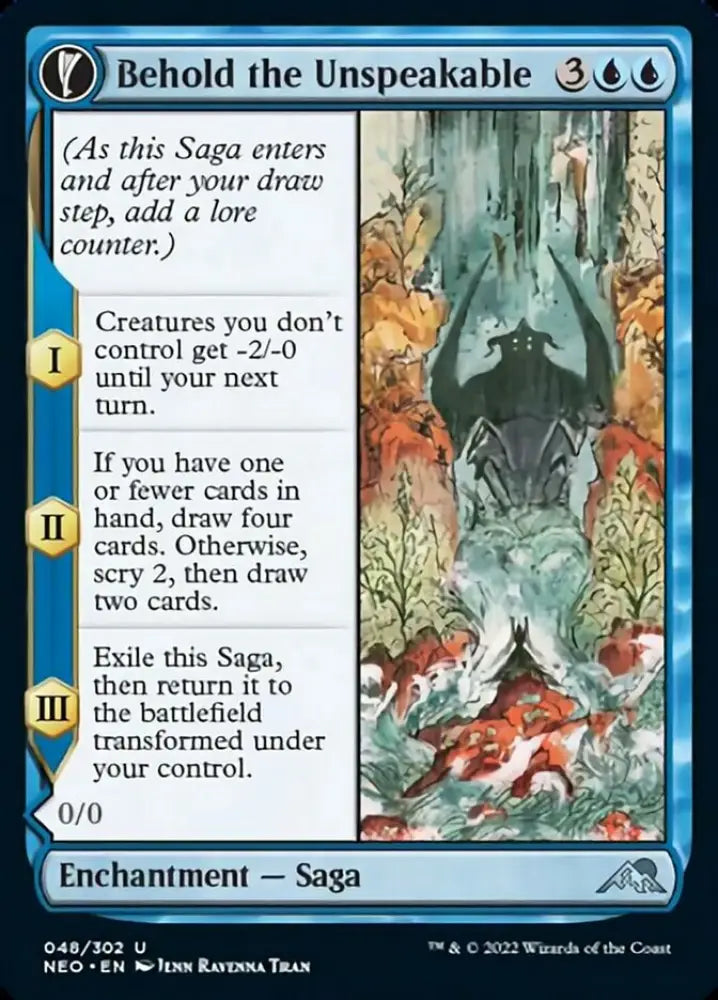 Behold the Unspeakable // Vision of the Unspeakable [Kamigawa: Neon Dynasty] - MTG Single
