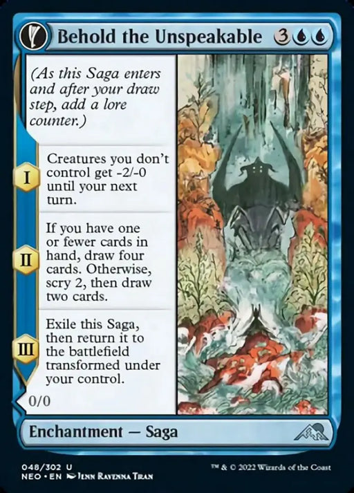 Behold the Unspeakable // Vision of the Unspeakable [Kamigawa: Neon Dynasty] - MTG Single