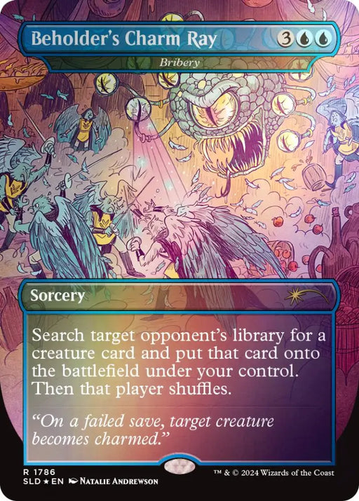Beholder’s Charm Ray - Bribery (Rainbow Foil) [Secret Lair Drop Series] - MTG Single