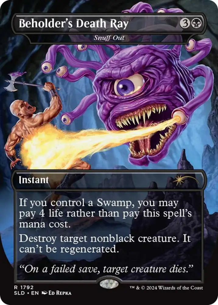 Beholder’s Death Ray - Snuff Out [Secret Lair Drop Series] - MTG Single
