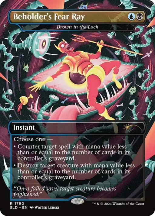 Beholder’s Fear Ray - Drown in the Loch [Secret Lair Drop Series] - MTG Single