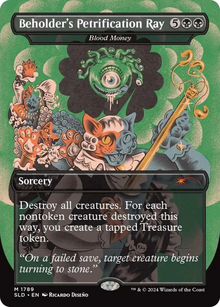Beholder’s Petrification Ray - Blood Money [Secret Lair Drop Series] - MTG Single
