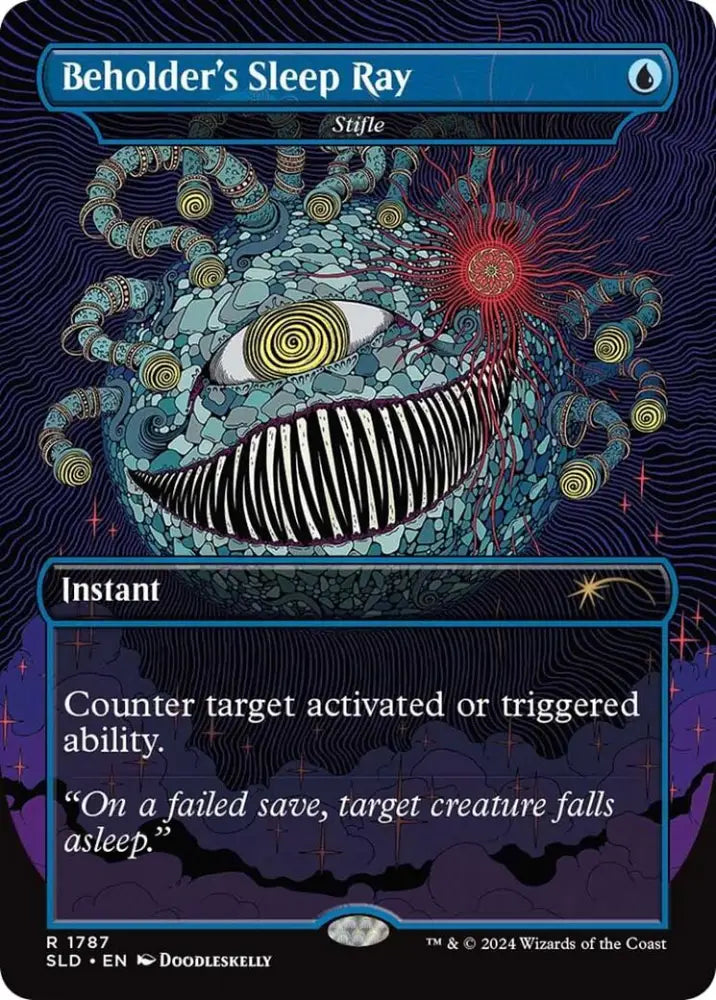 Beholder’s Sleep Ray - Stifle [Secret Lair Drop Series] - MTG Single