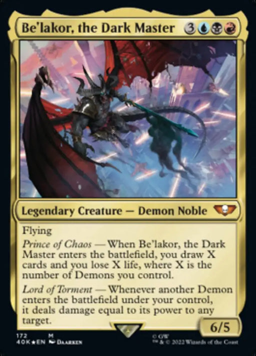 Be’lakor the Dark Master [Warhammer 40,000] - MTG Single
