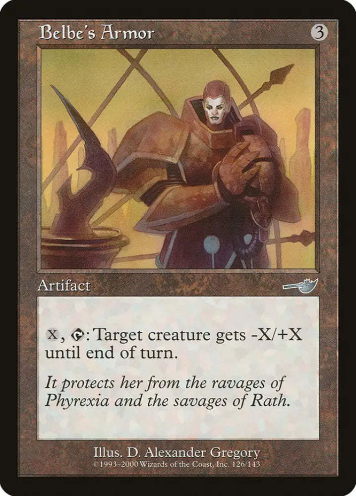 Belbe’s Armor [Nemesis] - MTG Single
