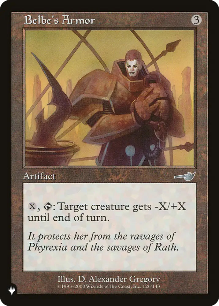 Belbe’s Armor [The List] - MTG Single