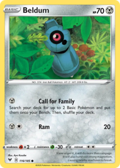 Beldum (116/185) [Sword & Shield: Vivid Voltage] - Pokemon Single