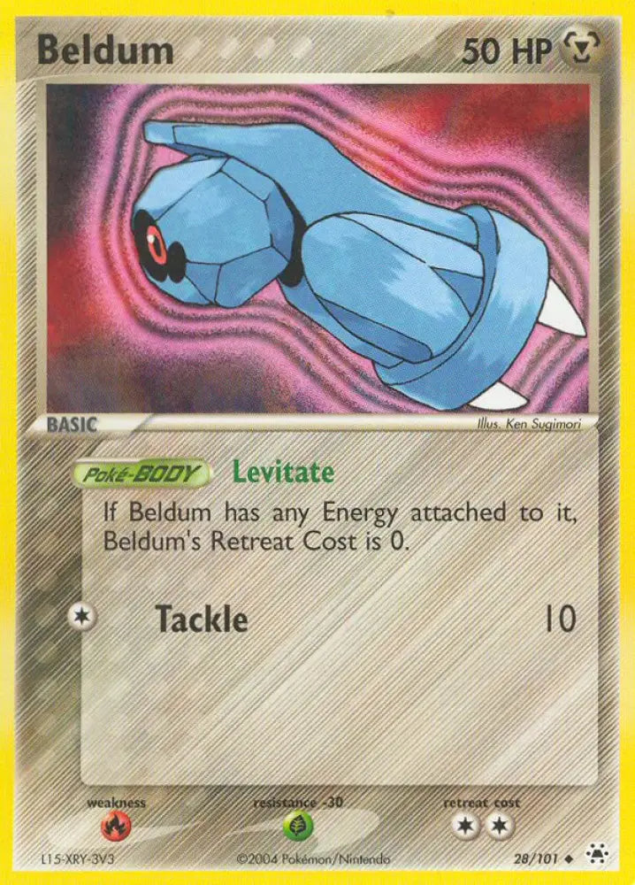 Beldum (28/101) [EX: Hidden Legends] - Pokemon Single