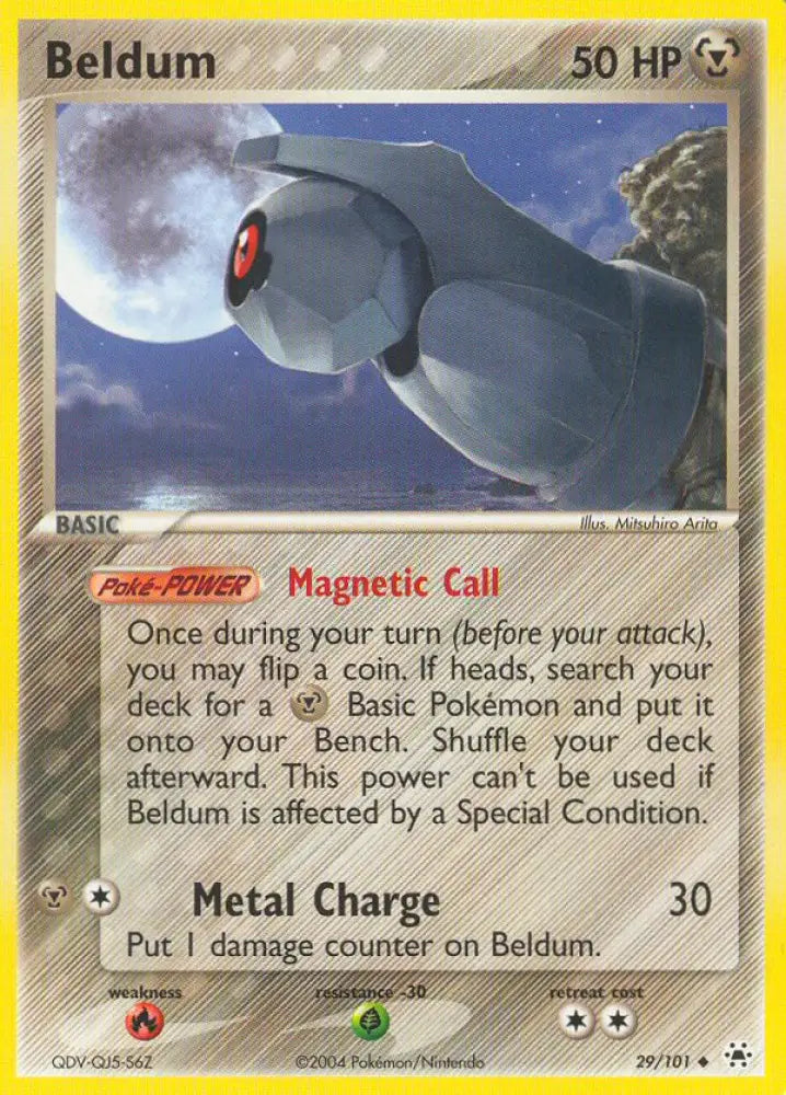 Beldum (29/101) [EX: Hidden Legends] - Pokemon Single