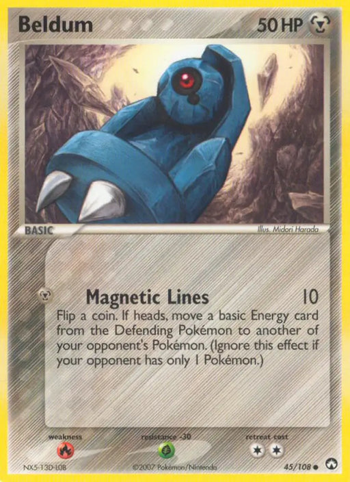 Beldum (45/108) [EX: Power Keepers] - Pokemon Single