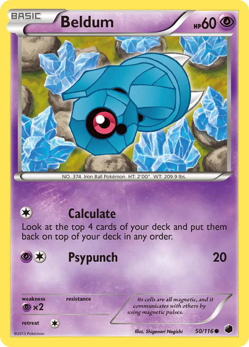 Beldum (50/116) [Black & White: Plasma Freeze] - Pokemon Single