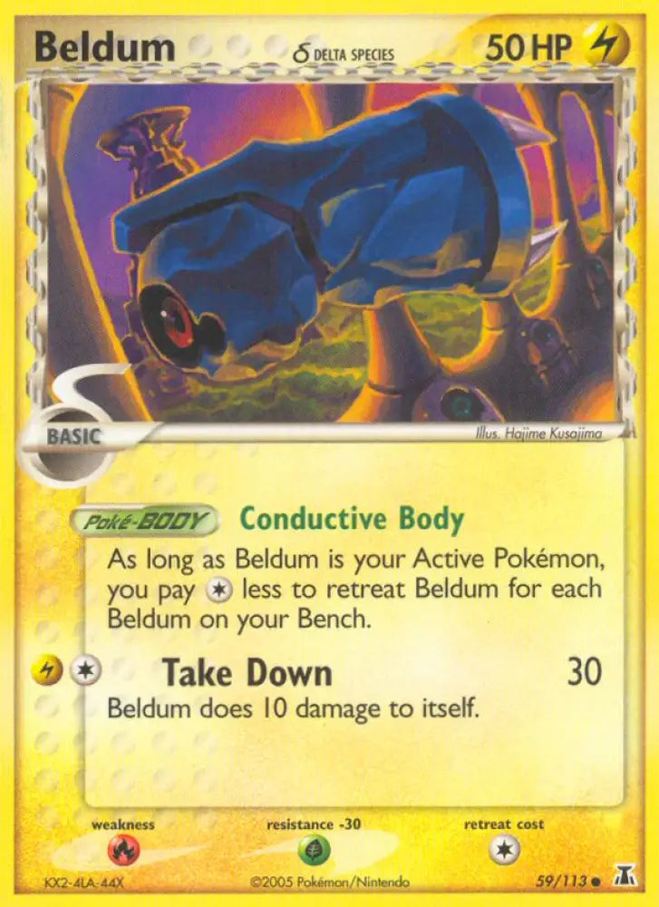 Beldum (59/113) (Delta Species) [EX: Delta Species] - Pokemon Single