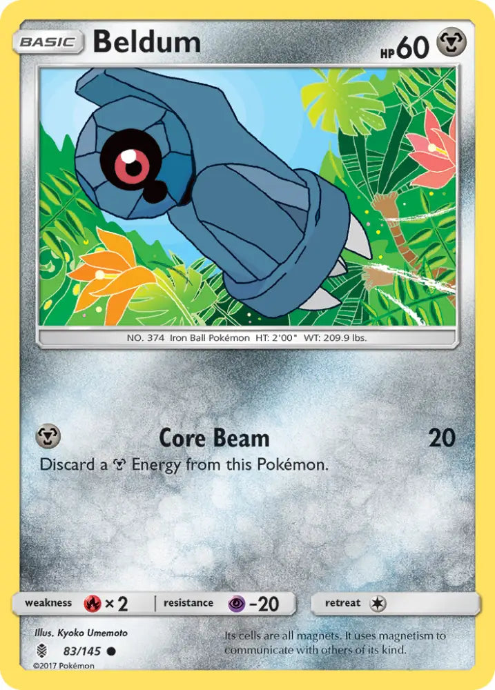 Beldum (83/145) [Sun & Moon: Guardians Rising] - Pokemon Single