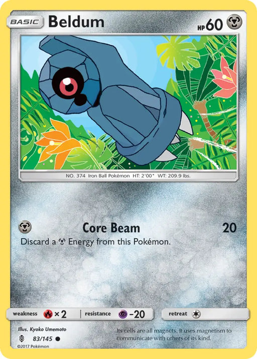 Beldum (83/145) [Sun & Moon: Guardians Rising] - Pokemon Single
