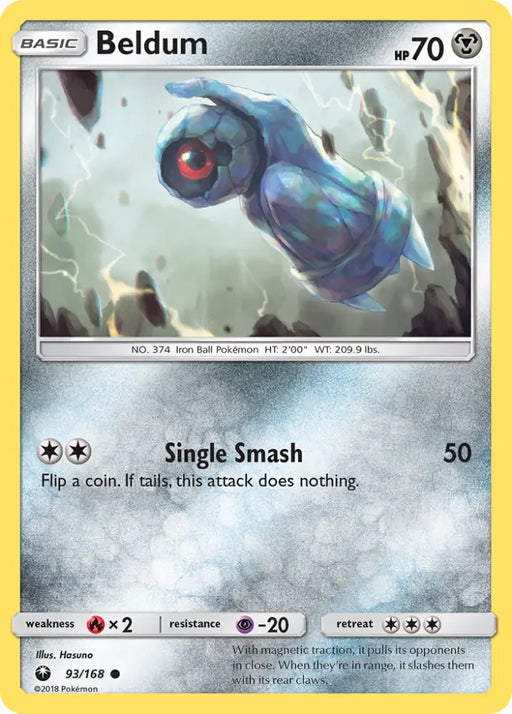 Beldum (93/168) [Sun & Moon: Celestial Storm] - Pokemon Single