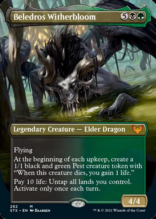 Beledros Witherbloom (Borderless Alternate Art) [Strixhaven: School of Mages] - MTG Single