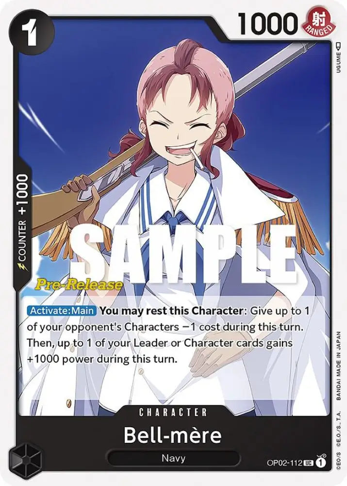 Bell-mere (OP02-112) [Paramount War Pre-Release Cards]