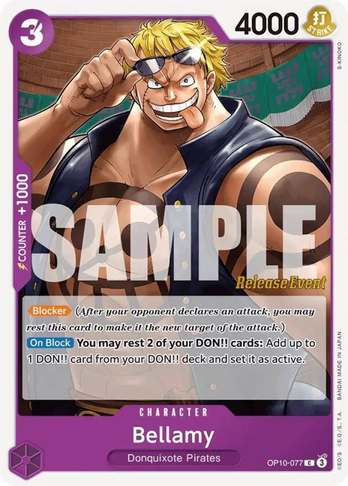 Bellamy (OP10-077) [Royal Blood Release Event Cards]