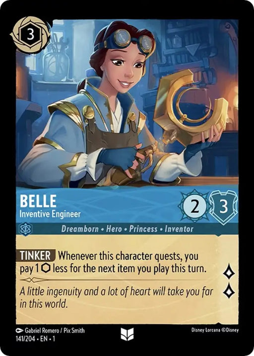 Belle - Inventive Engineer (141/204) [The First Chapter] - Lorcana Single