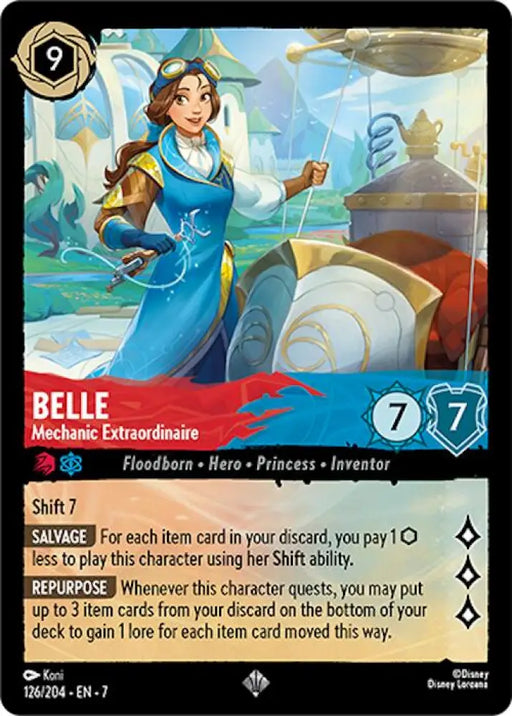 Belle - Mechanic Extraordinaire (126/204) [Archazia’s Island] - Lorcana Single