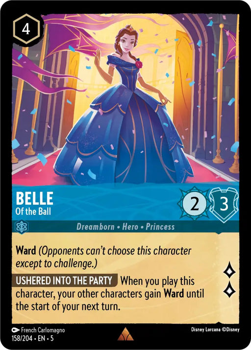 Belle - Of the Ball (158/204) [Shimmering Skies] - Lorcana Single