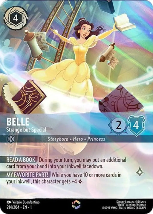 Belle - Strange but Special (Enchanted) (214/204) [The First Chapter] - Lorcana Single
