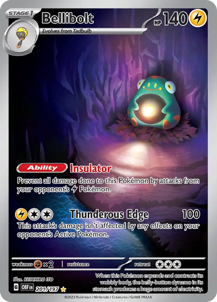 Bellibolt (201/197) [Scarlet & Violet: Obsidian Flames] - Pokemon Single
