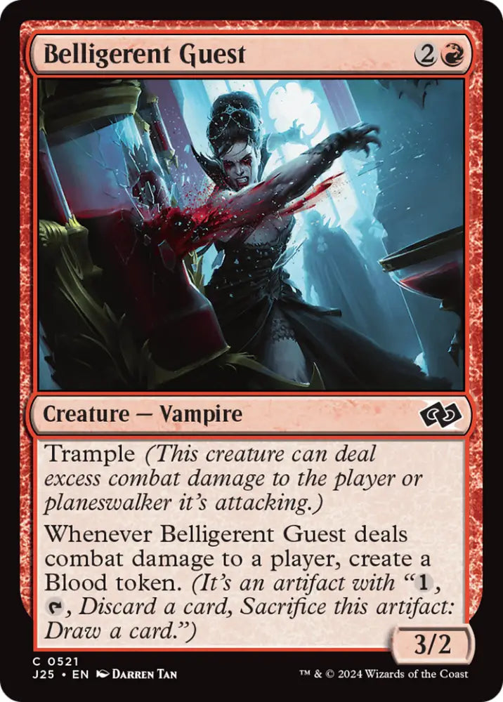 Belligerent Guest [Foundations Jumpstart] - MTG Single